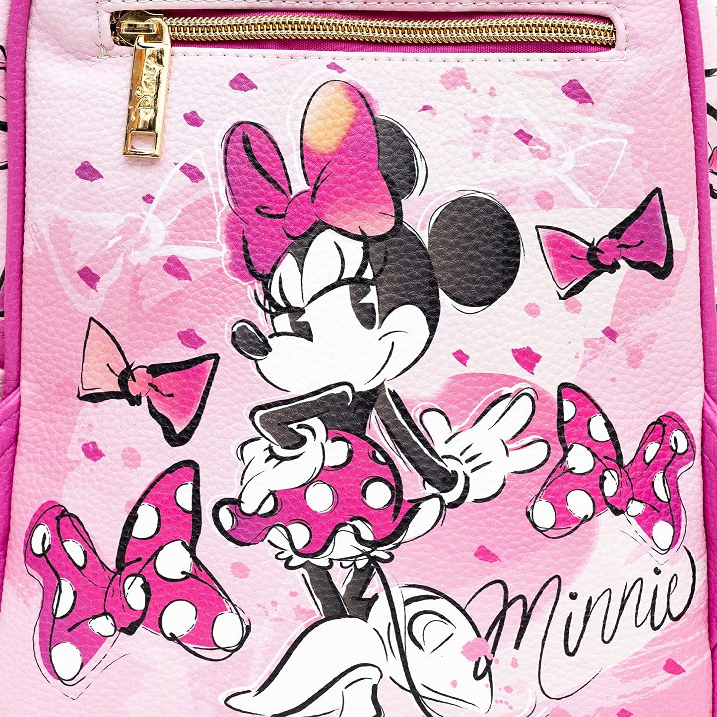 WondaPOP - Disney Minnie Mouse 11" Vegan Leather Fashion Mini Backpack