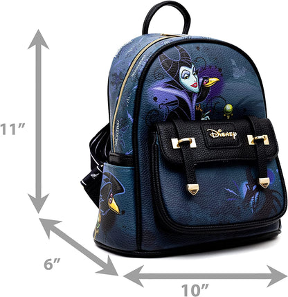 WondaPOP -  Disney Maleficent 11" Vegan Leather Fashion Mini Backpack