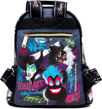WondaPOP - Disney Villains - 11" Vegan Leather Fashion Mini Backpack