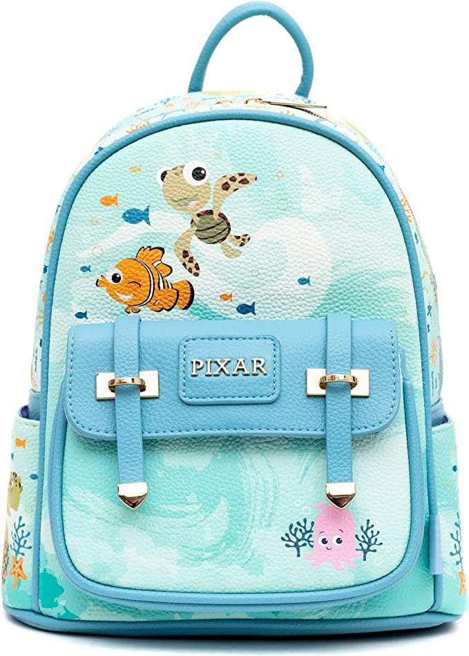 WondaPOP - Disney Pixar Finding Nemo 11" Vegan Leather Fashion Mini Backpack