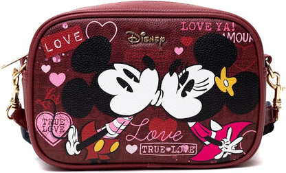 WondaPop Designer Series Mickey and Minnie Crossbody/Shoulder Bag
