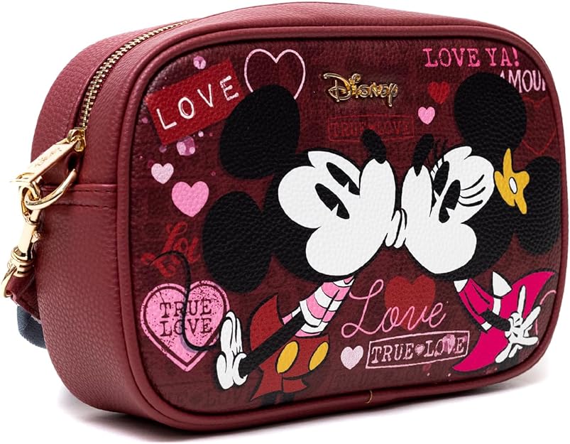 WondaPop Designer Series Mickey and Minnie Crossbody/Shoulder Bag