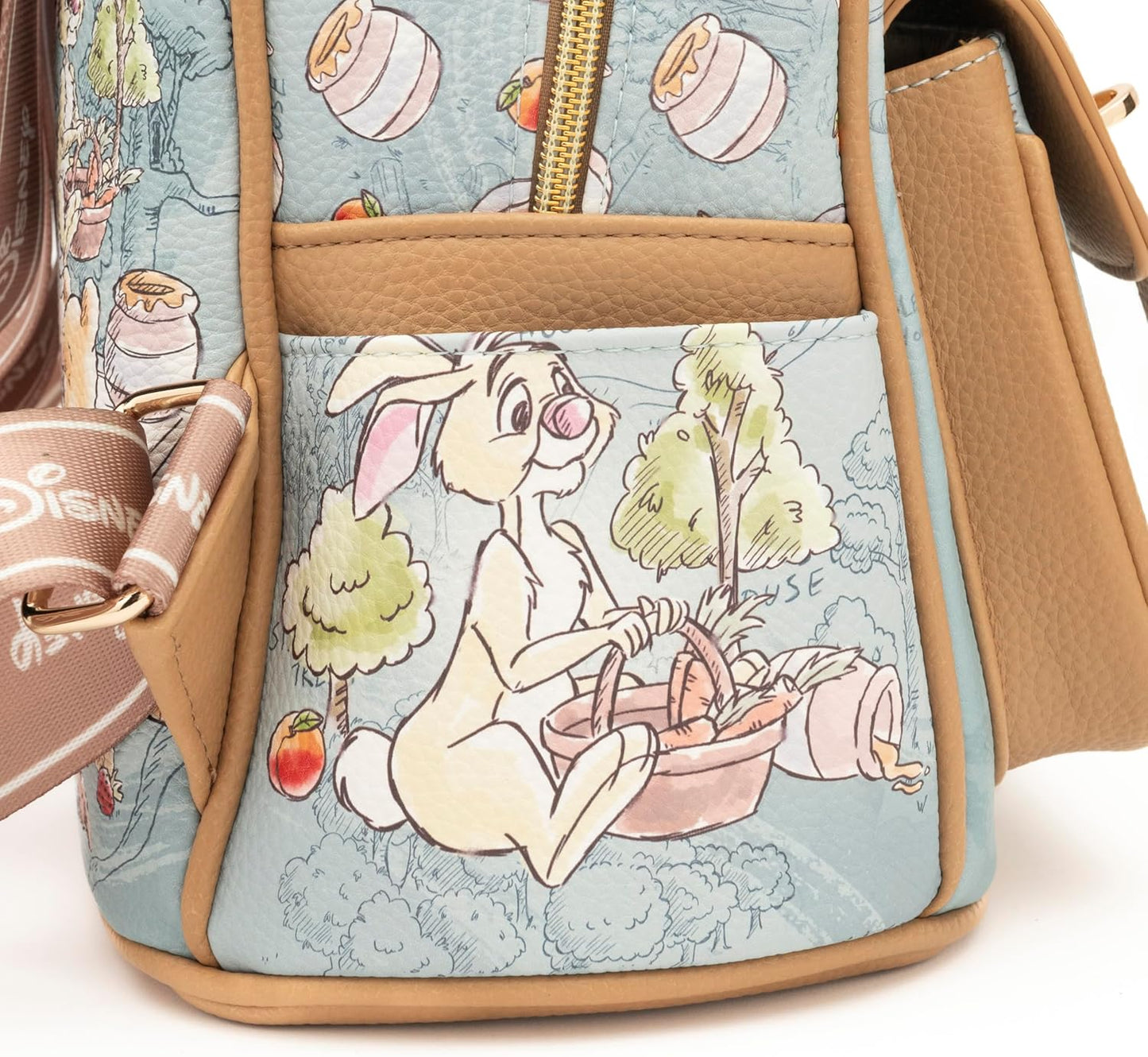 WondaPOP - Disney Eeyore - 11" Vegan Leather Fashion Mini Backpack