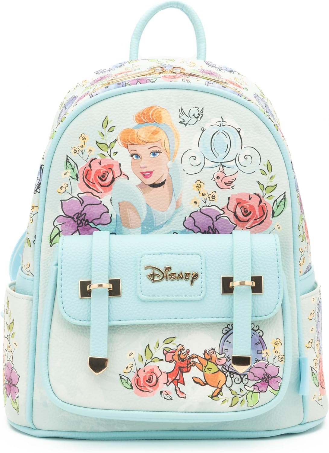 WondaPOP - Disney Cinderella - 11" Vegan Leather Fashion Mini Backpack