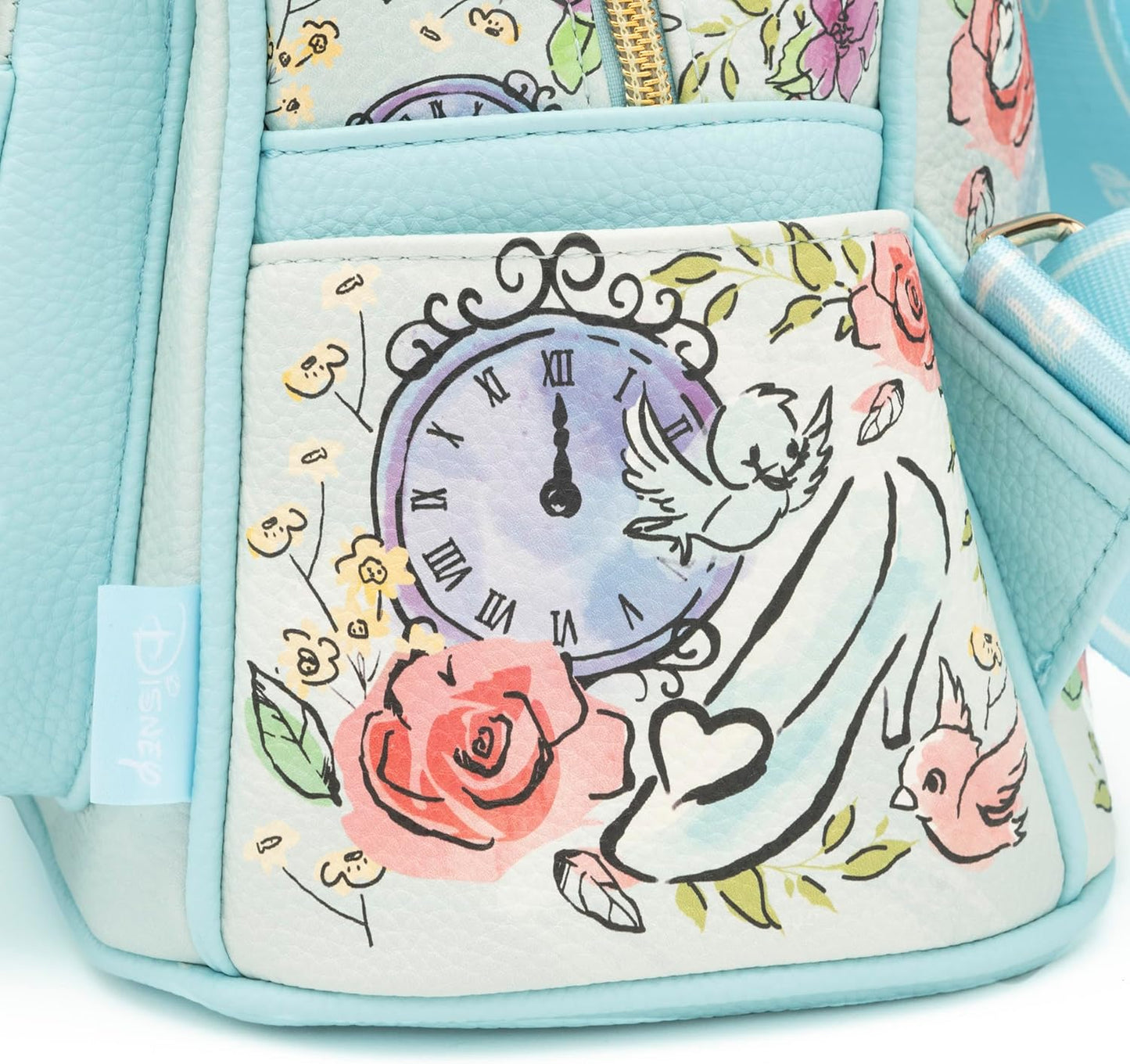 WondaPOP - Disney Cinderella - 11" Vegan Leather Fashion Mini Backpack