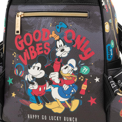 WondaPOP - Disney Mickey Mouse 11" Vegan Leather Mini Backpack - Stylish & Cute