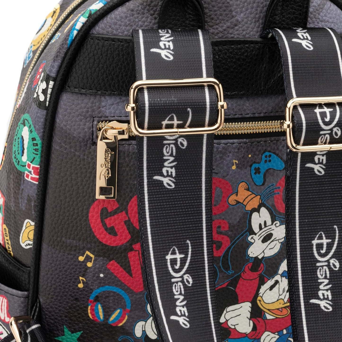 WondaPOP - Disney Mickey Mouse 11" Vegan Leather Mini Backpack - Stylish & Cute