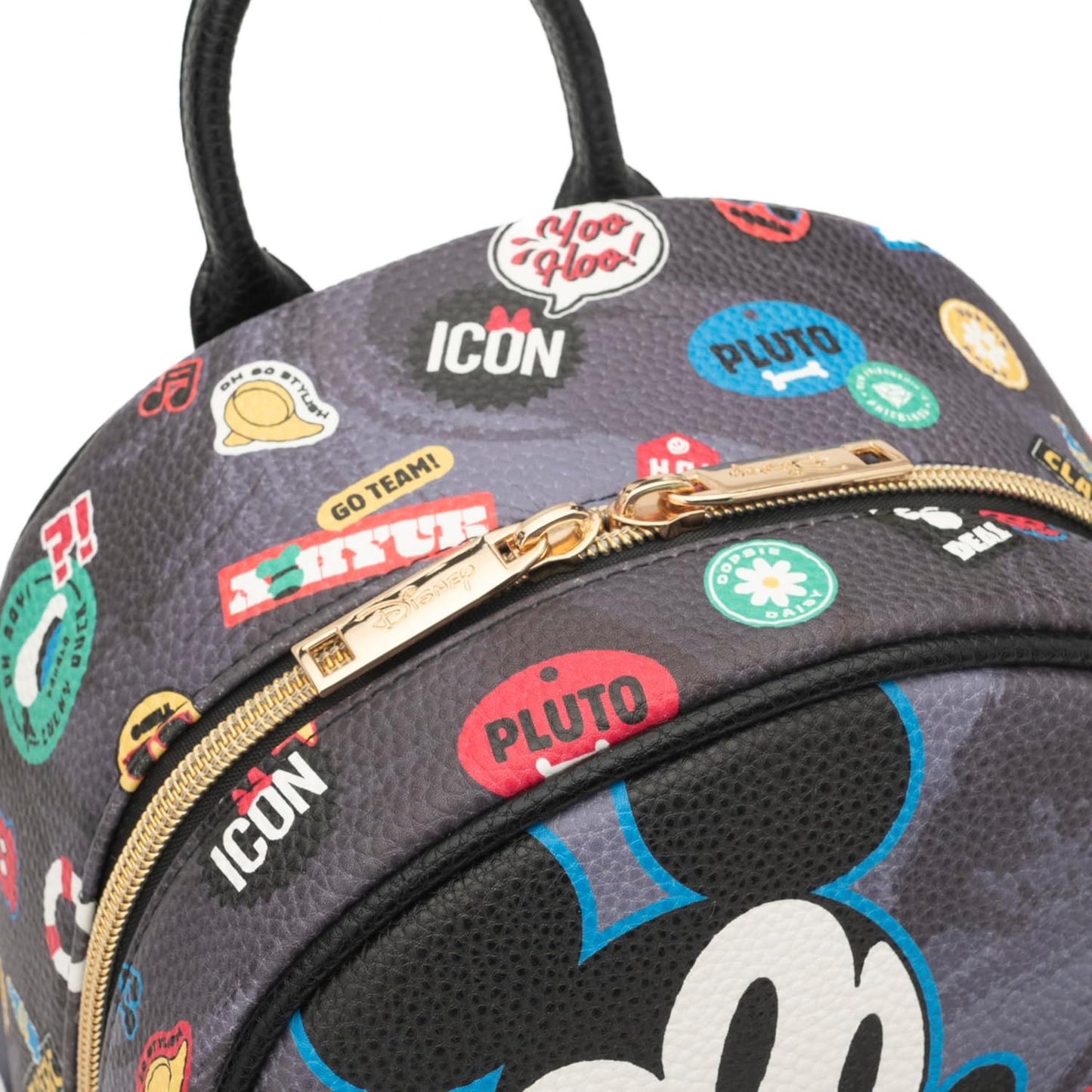 WondaPOP - Disney Mickey Mouse 11" Vegan Leather Mini Backpack - Stylish & Cute