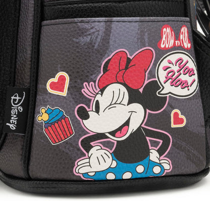 WondaPOP - Disney Mickey Mouse 11" Vegan Leather Mini Backpack - Stylish & Cute