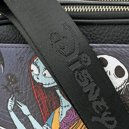 WondaPop Nightmare Before Christmas - Jack & Sally Designer Series Double Zipper Crossbody/Shoulder Bag