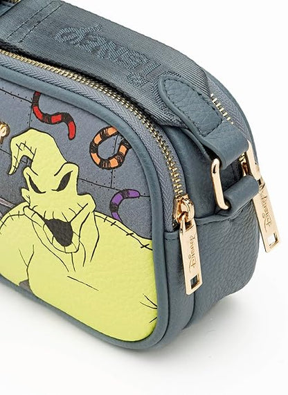 WondaPop Nightmare Before Christmas - Oogie Boogie Designer Series Double Zipper Crossbody/Shoulder Bag