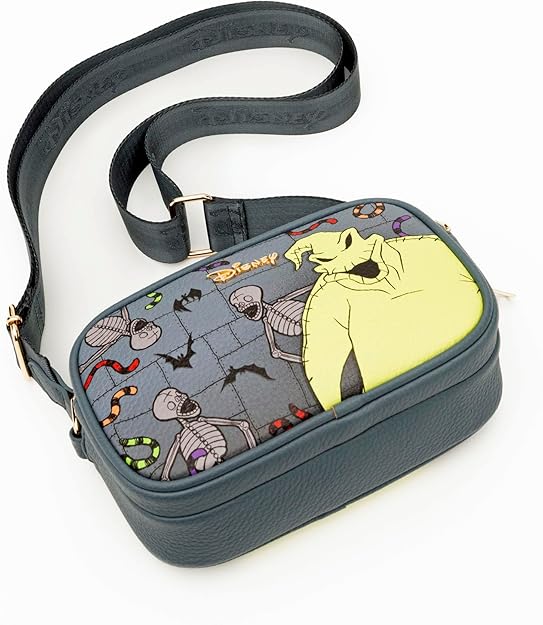 WondaPop Nightmare Before Christmas - Oogie Boogie Designer Series Double Zipper Crossbody/Shoulder Bag