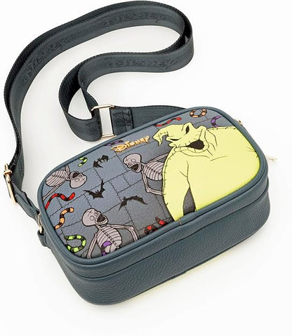 WondaPop Nightmare Before Christmas - Oogie Boogie Designer Series Double Zipper Crossbody/Shoulder Bag