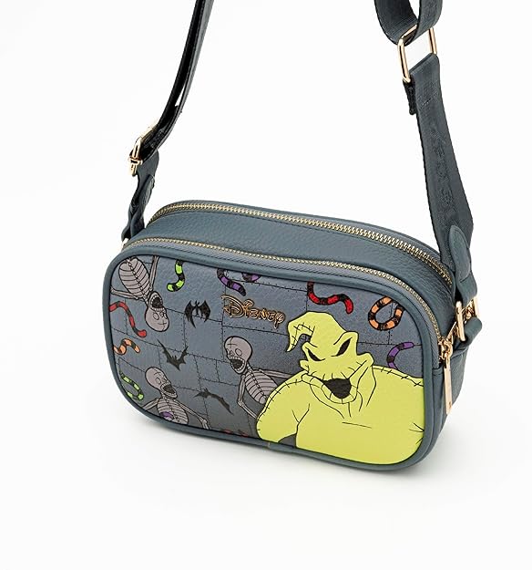 WondaPop Nightmare Before Christmas - Oogie Boogie Designer Series Double Zipper Crossbody/Shoulder Bag