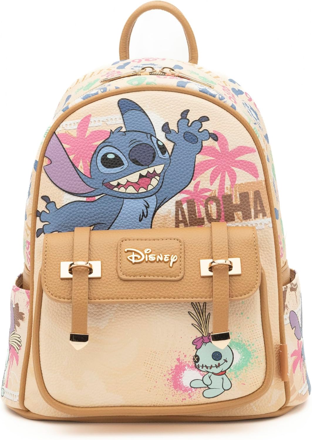 WondaPOP - Disney - Stitch & Scrump - Stitch 11" Faux Leather Fashion Mini Backpack - A25240