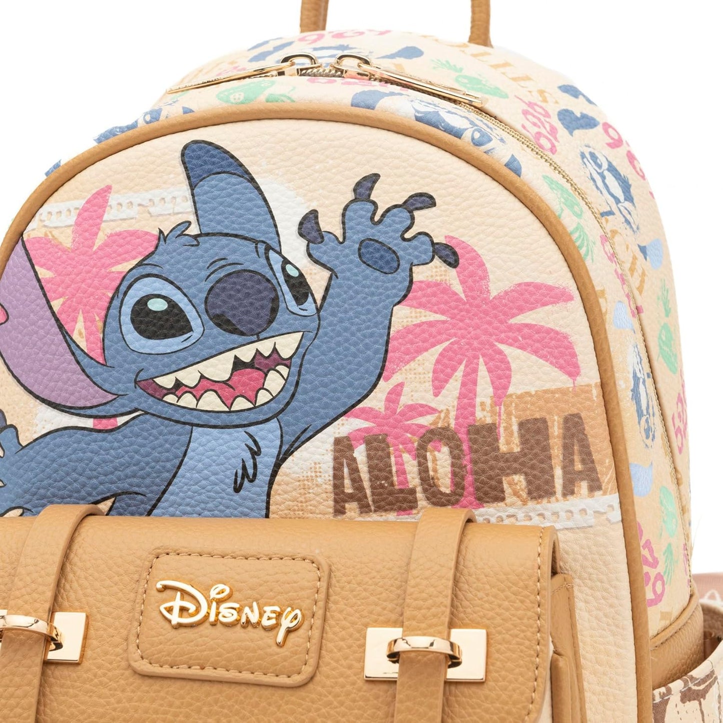 WondaPOP - Disney - Stitch & Scrump - Stitch 11" Faux Leather Fashion Mini Backpack - A25240