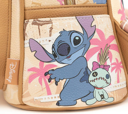 WondaPOP - Disney - Stitch & Scrump - Stitch 11" Faux Leather Fashion Mini Backpack - A25240