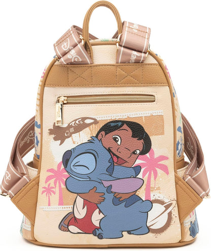 WondaPOP - Disney - Stitch & Scrump - Stitch 11" Faux Leather Fashion Mini Backpack - A25240