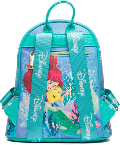 WondaPOP - Disney - The Little Mermaid - Ariel 11 Inch Vegan Leather Mini Backpack