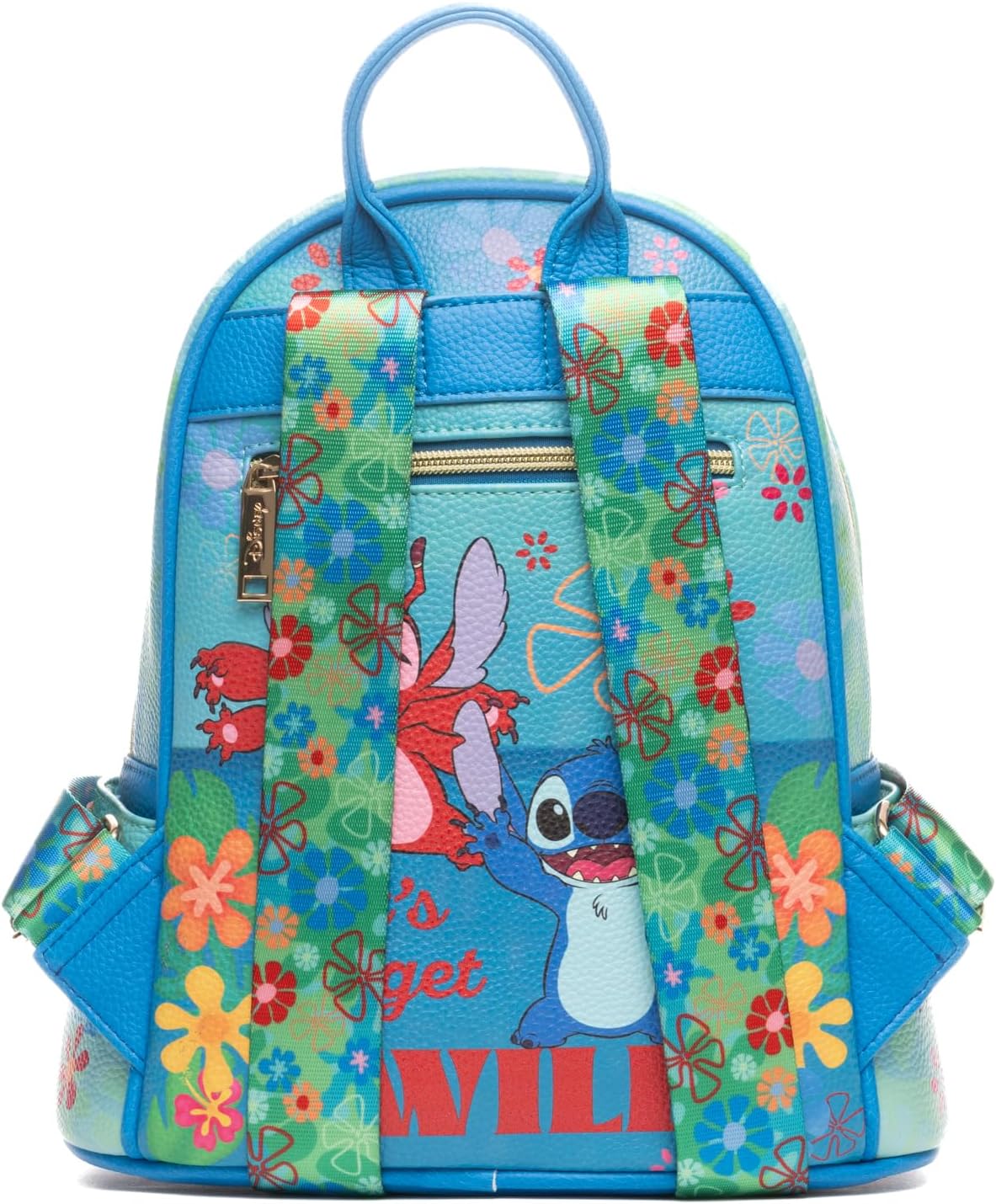 WondaPOP - Disney - Lilo & Stitch - Leroy & Stitch Lets Get Wild - 11" Vegan Leather Fashion Mini Backpack