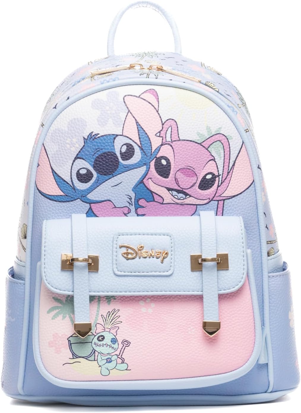 WondaPOP - Disney - Lilo & Stitch - Beach Daze Always - 11" Vegan Leather Fashion Mini Backpack
