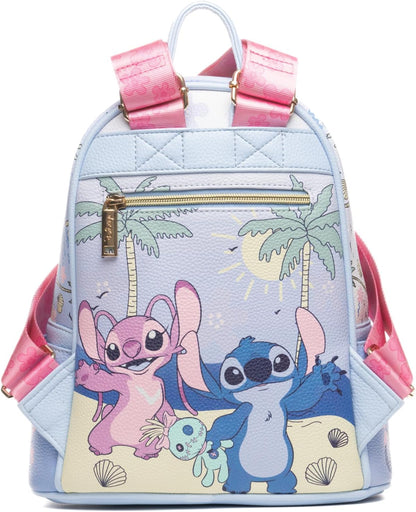WondaPOP - Disney - Lilo & Stitch - Beach Daze Always - 11" Vegan Leather Fashion Mini Backpack