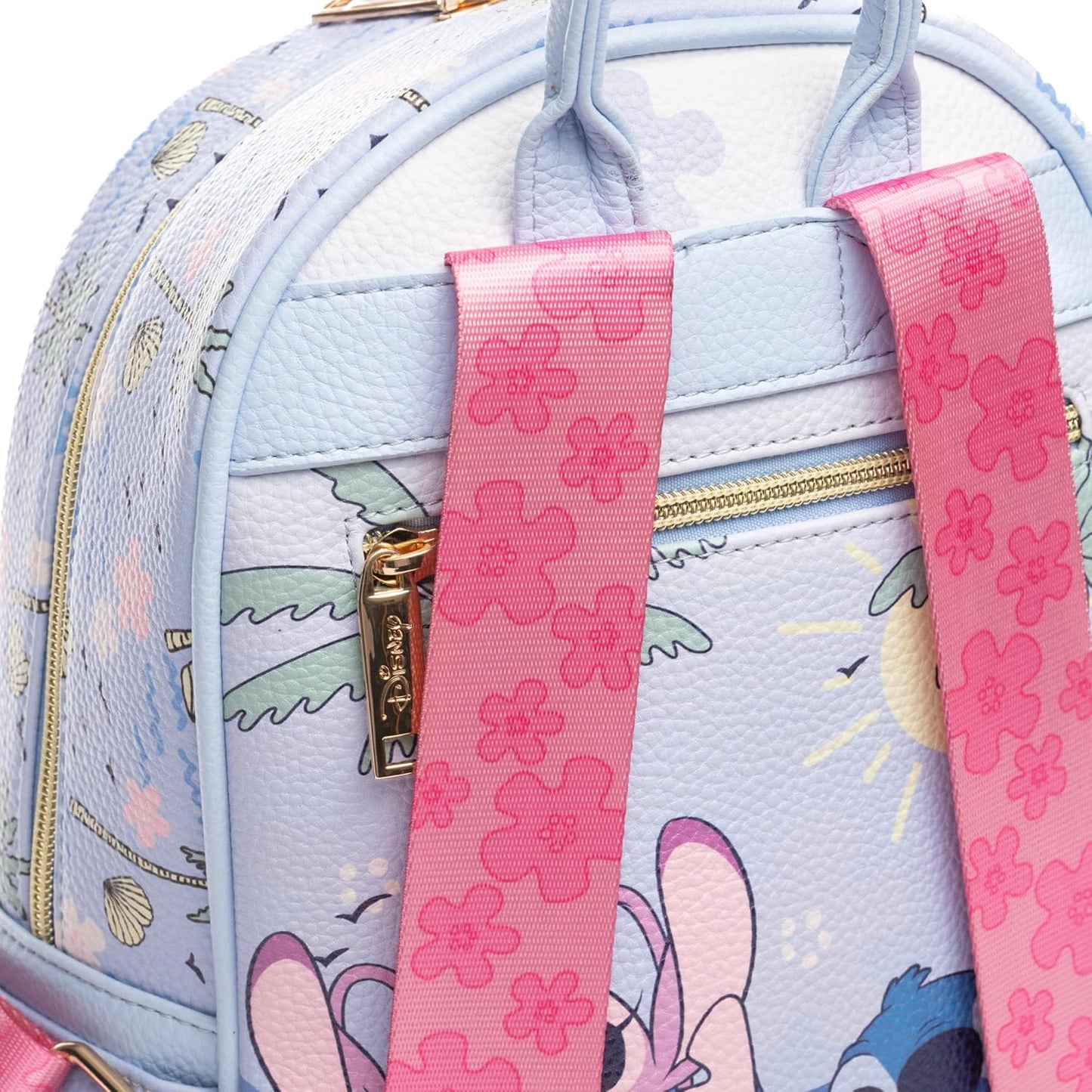 WondaPOP - Disney - Lilo & Stitch - Beach Daze Always - 11" Vegan Leather Fashion Mini Backpack