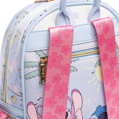 WondaPOP - Disney - Lilo & Stitch - Beach Daze Always - 11" Vegan Leather Fashion Mini Backpack