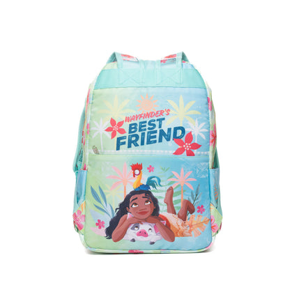 Disney - Wondapop - Moana - 15.5” Nylon Backpack - Kids School Bag with Laptop Sleeve & Pockets