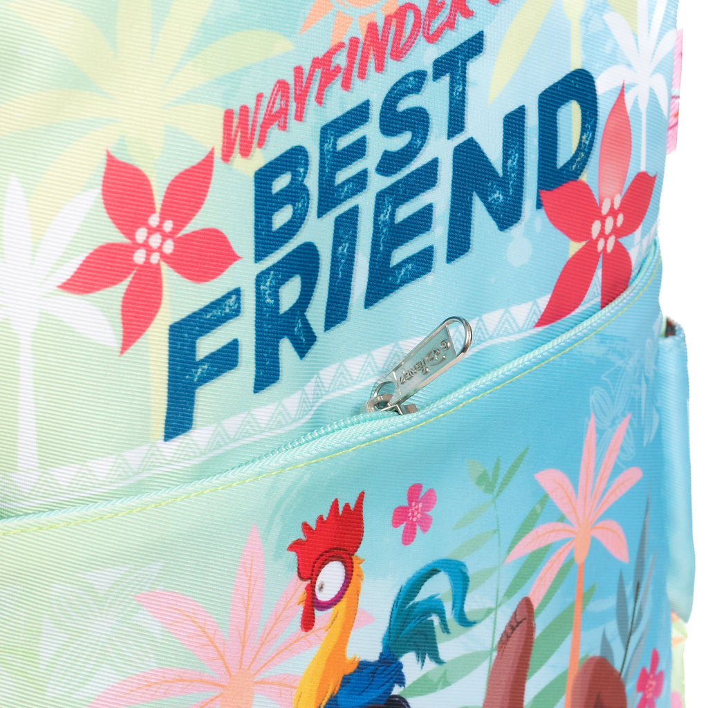 Disney - Wondapop - Moana - 15.5” Nylon Backpack - Kids School Bag with Laptop Sleeve & Pockets