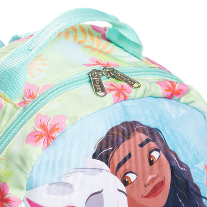Disney - Wondapop - Moana - 15.5” Nylon Backpack - Kids School Bag with Laptop Sleeve & Pockets