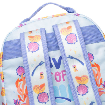 Disney - Wondapop - The Little Mermaid Ariel - 15.5” Nylon Backpack - Kids School Bag with Laptop Sleeve & Pockets