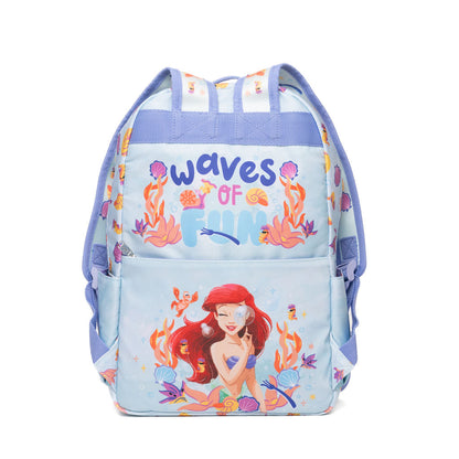 Disney - Wondapop - The Little Mermaid Ariel - 15.5” Nylon Backpack - Kids School Bag with Laptop Sleeve & Pockets