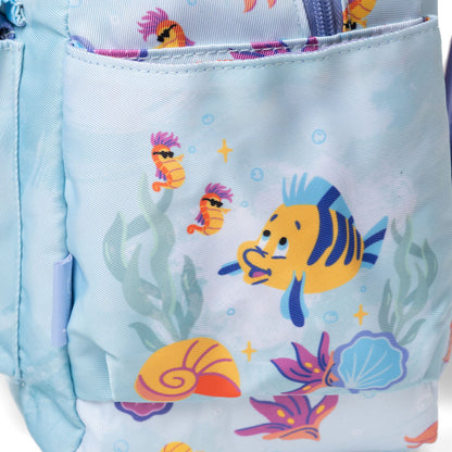 Disney - Wondapop - The Little Mermaid Ariel - 15.5” Nylon Backpack - Kids School Bag with Laptop Sleeve & Pockets