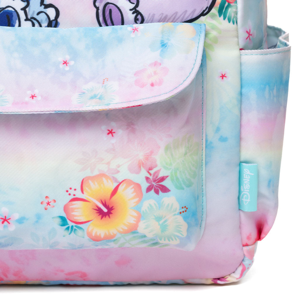 Disney - Wondapop - Stitch & Angel - 15.5” Nylon Backpack - Kids School Bag with Laptop Sleeve & Pockets
