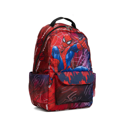 Disney - Wondapop - Marvel Spider-Man - 15.5” Nylon Backpack - Kids School Bag with Laptop Sleeve & Pockets