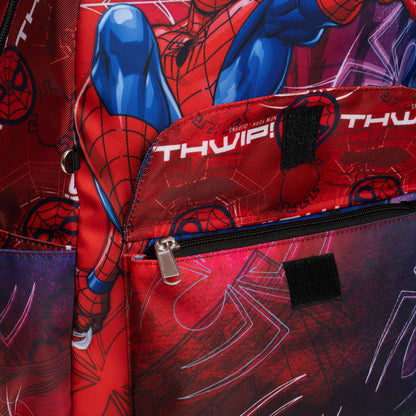 Disney - Wondapop - Marvel Spider-Man - 15.5” Nylon Backpack - Kids School Bag with Laptop Sleeve & Pockets