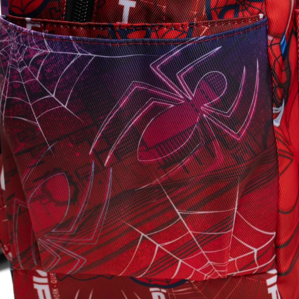 Disney - Wondapop - Marvel Spider-Man - 15.5” Nylon Backpack - Kids School Bag with Laptop Sleeve & Pockets