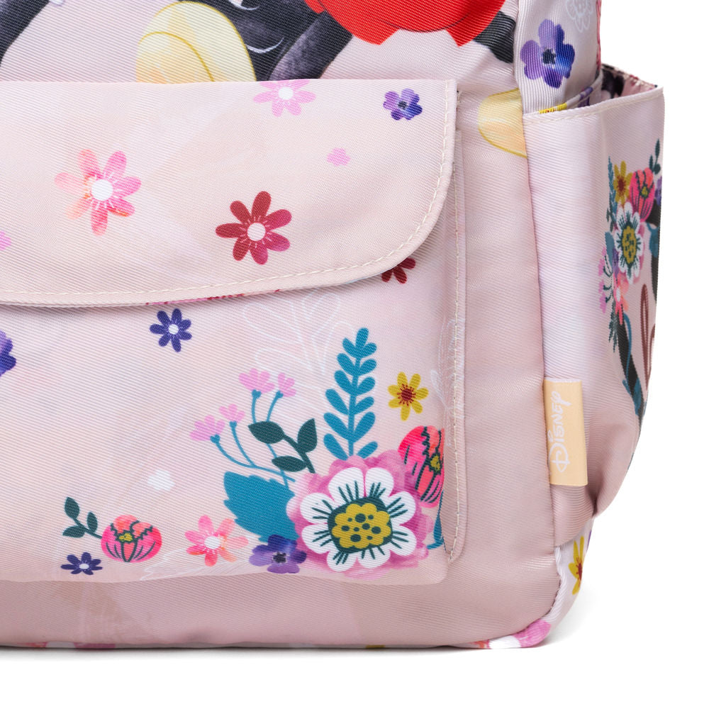 Disney - Wondapop - Mickey & Minnie “Happy” - 15.5” Nylon Backpack - Kids School Bag with Laptop Sleeve & Pockets