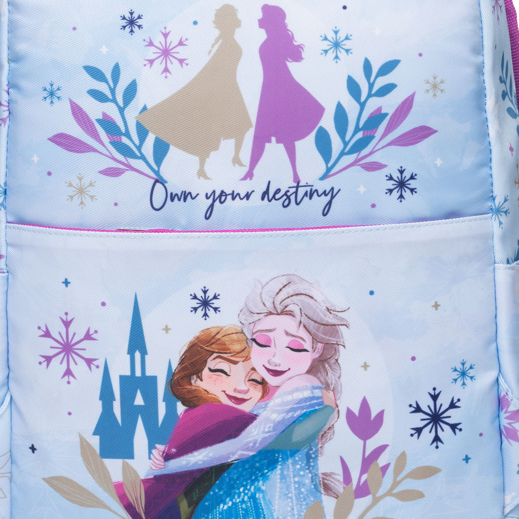 Disney - Wondapop - Frozen - 15.5” Nylon Backpack - Kids School Bag with Laptop Sleeve & Pockets