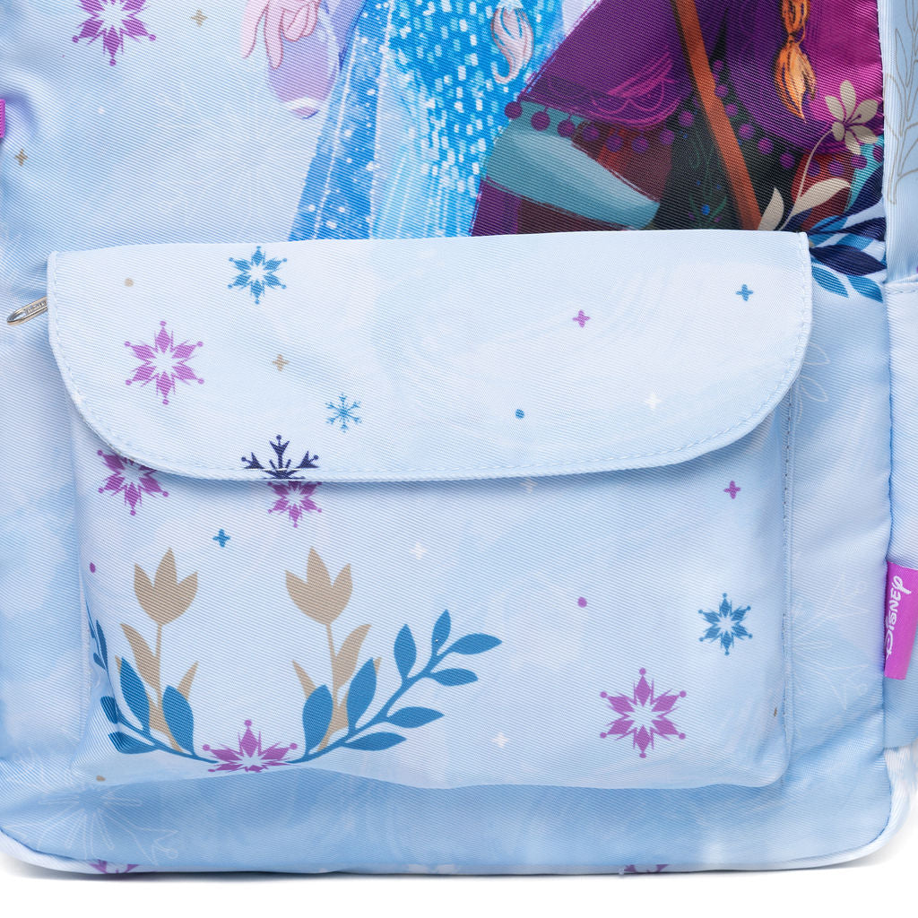 Disney - Wondapop - Frozen - 15.5” Nylon Backpack - Kids School Bag with Laptop Sleeve & Pockets