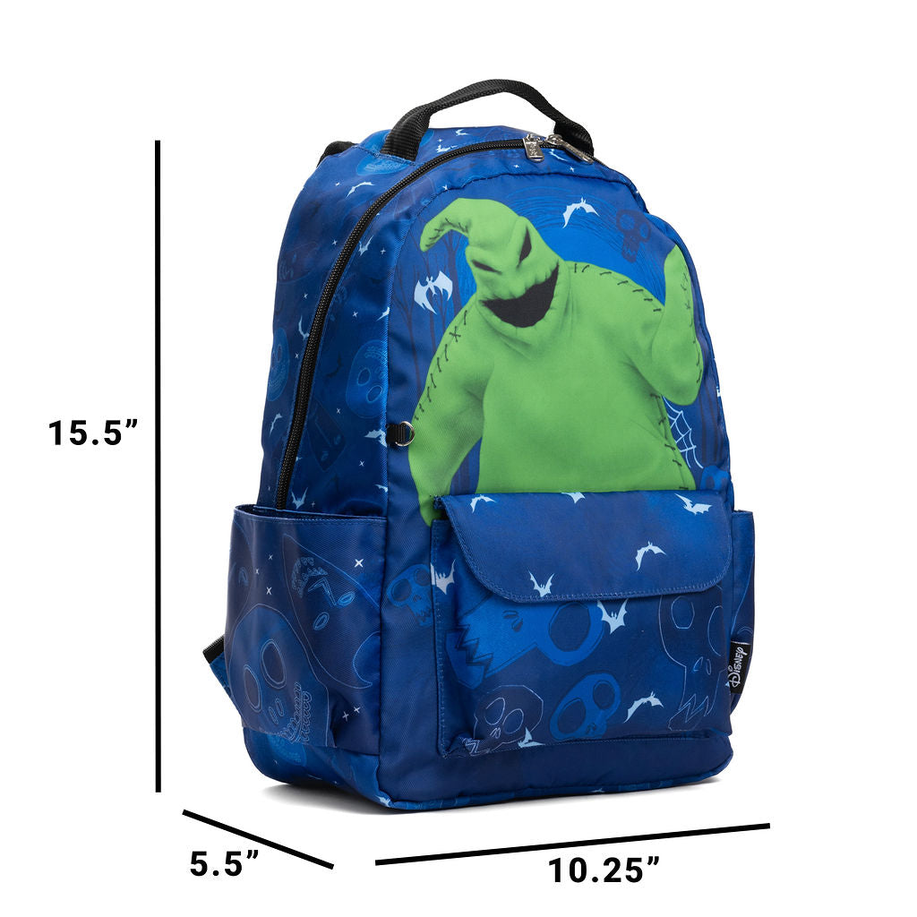 Disney - Wondapop - The Nightmare Before Christmas - Oogie Boogie - 15.5" Nylon Backpack - Kids School Bag with Laptop Sleeve & Pockets