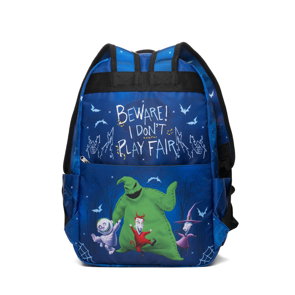 Disney - Wondapop - The Nightmare Before Christmas - Oogie Boogie - 15.5" Nylon Backpack - Kids School Bag with Laptop Sleeve & Pockets