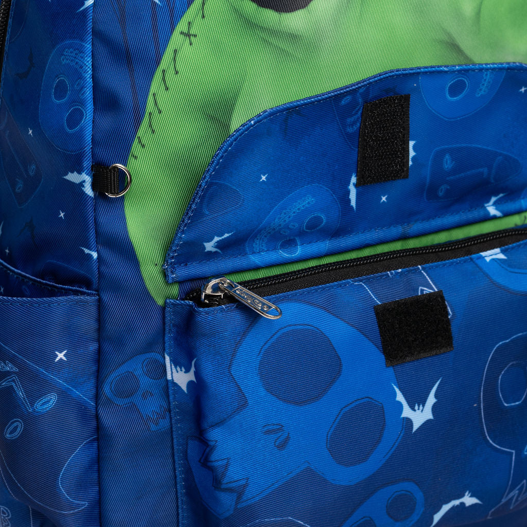 Disney - Wondapop - The Nightmare Before Christmas - Oogie Boogie - 15.5" Nylon Backpack - Kids School Bag with Laptop Sleeve & Pockets