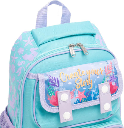 Ruz - The Little Mermaid (Ariel) 12 Inch Pre-School backpack with Padded Back and Adjustable Straps