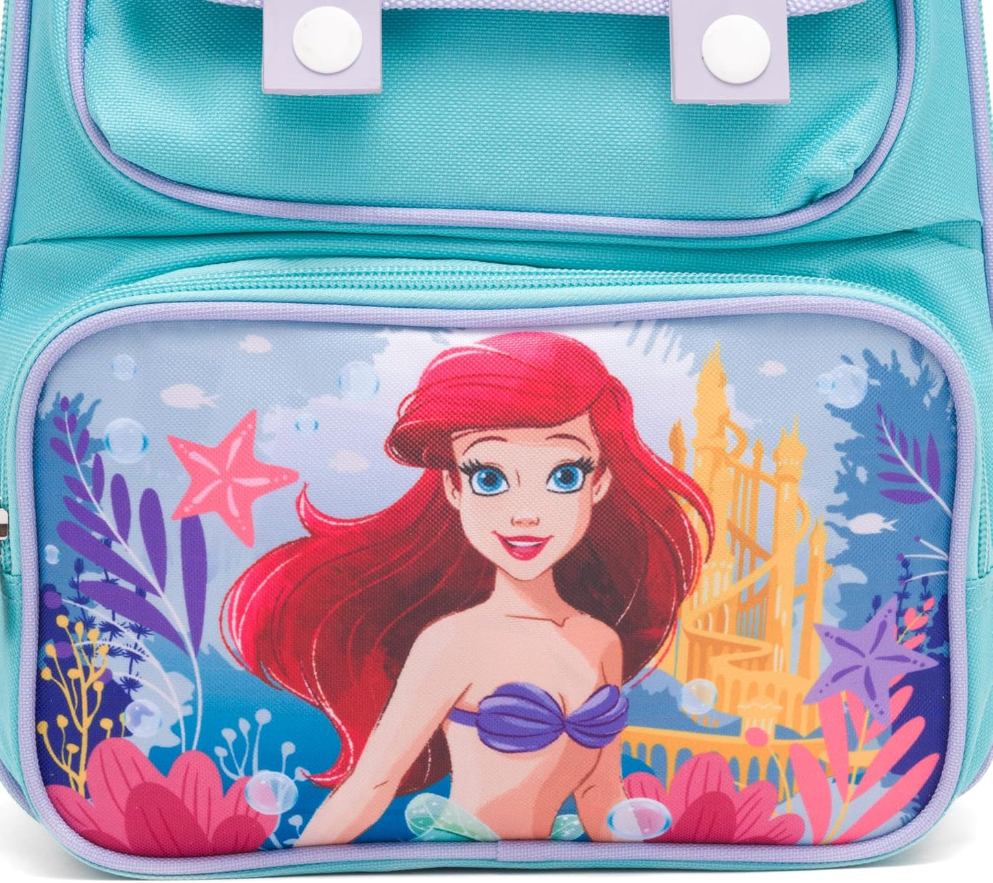 Ruz - The Little Mermaid (Ariel) 12 Inch Pre-School backpack with Padded Back and Adjustable Straps