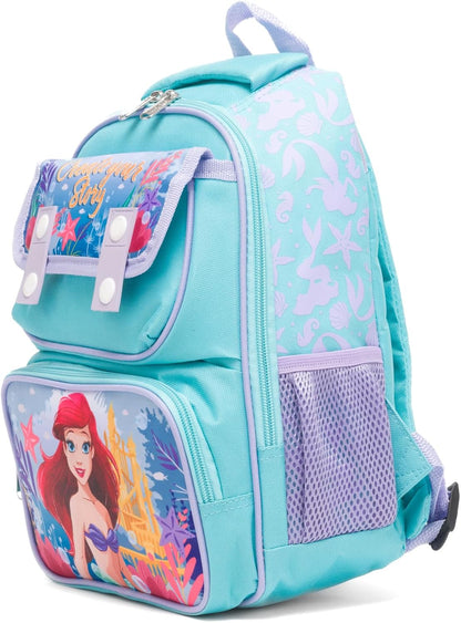 Ruz - The Little Mermaid (Ariel) 12 Inch Pre-School backpack with Padded Back and Adjustable Straps