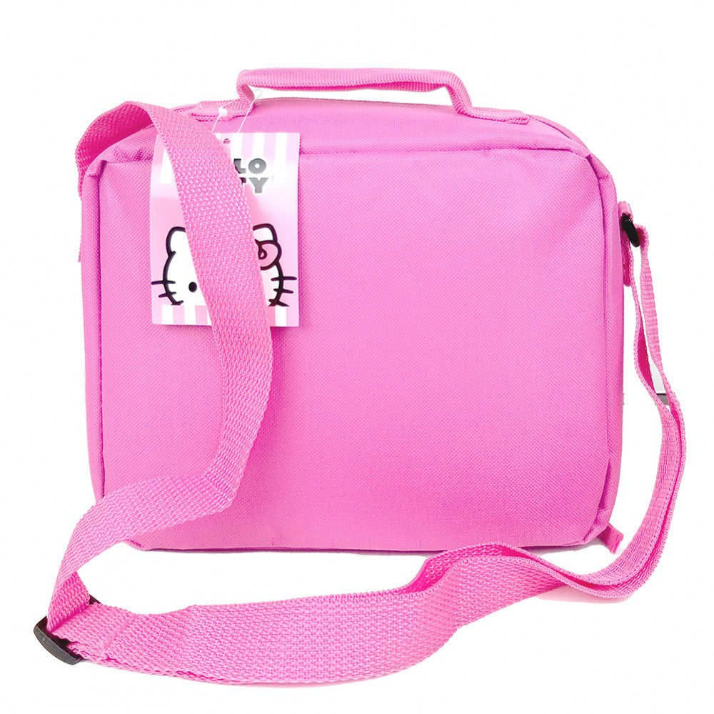 Hello Kitty Polka Dot Floral School Lunch Bag  #C6CO18