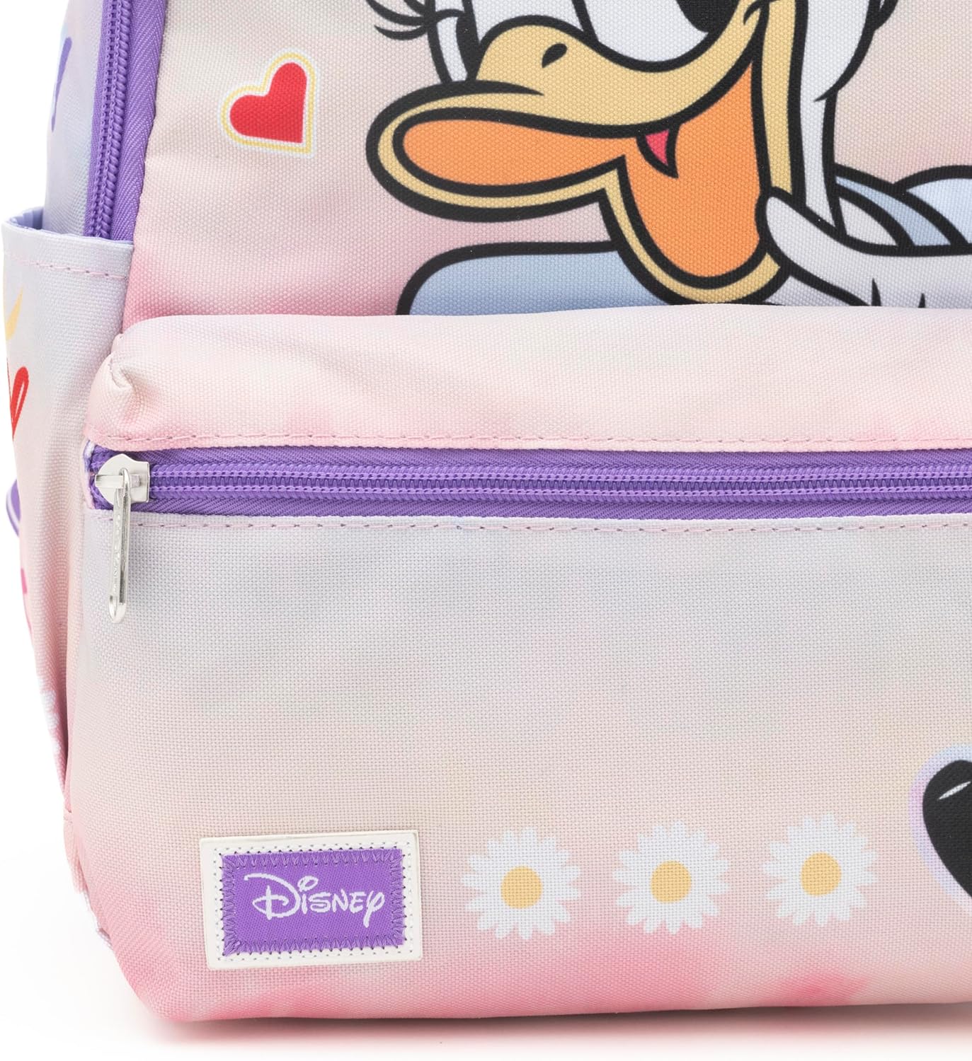 WondaPOP - Disney - Daisy Duck - Daypack Junior Nylon (13 inch) Mini Backpack - NEW RELEASE