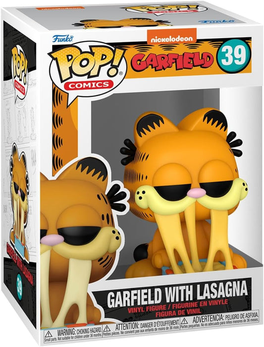 Funko POP! : Animation: Garfield - Garfield with Lasagna Collectible Vinyl Figure